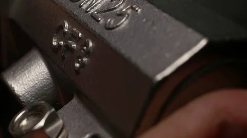 Some Machinery Component Stock Footage