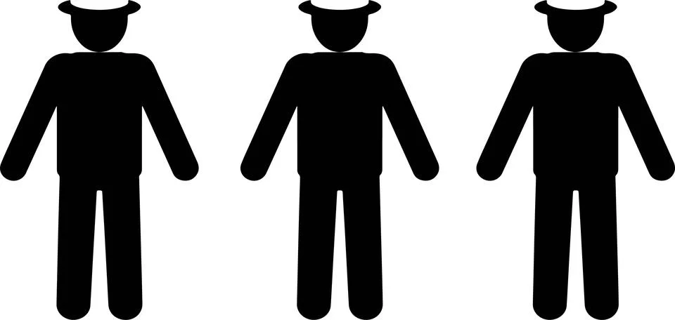 Some man standing Stock Illustration