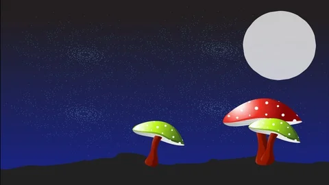 Some objects are fallen from universe to ground Stock Footage 127788104