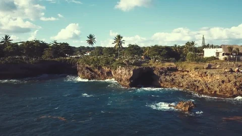 Some people on a tropical reef Stock Footage 100765218
