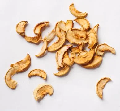 Some pieces of dry apples Foto stock