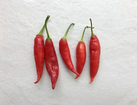 Some red peppers Stock Photos