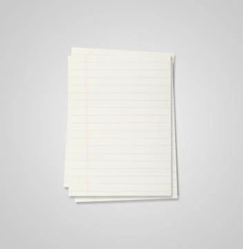 Some sheets from notebook with bookmarks Stock Photos