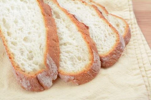 Some slice of ciabatta bread Stock Photos