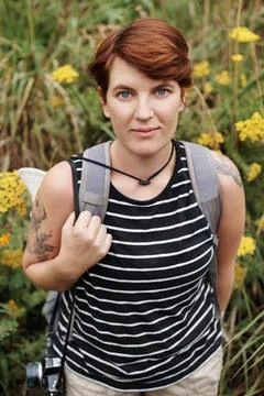 Some time alone in nature does wonders Stock Photos