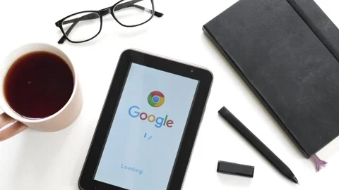 Some trouble with Google app Stock Footage 106719350