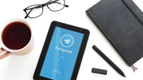 Some trouble with Telegram app Stock Footage 106719286