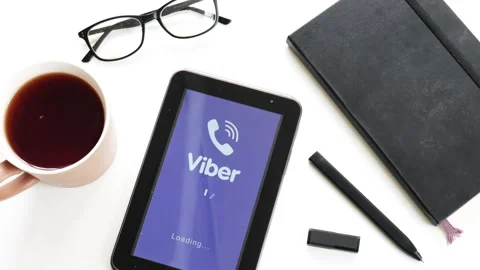 Some trouble with Viber app Stock Footage 106719246