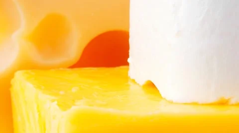 Some types of cheese Stock Footage 51130011