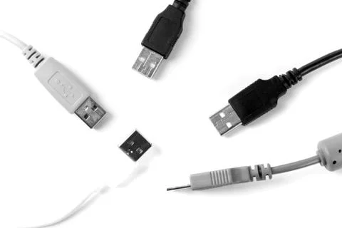 Some usb cable Stock Photos