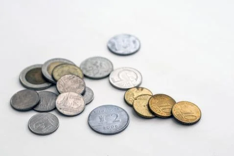Some various coins Stock-Fotos