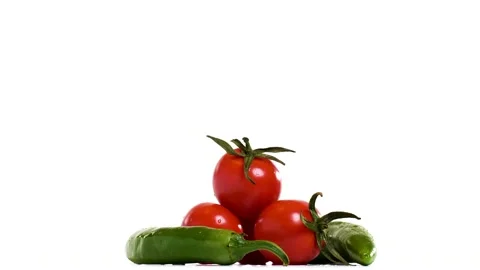 Some vegtebale on the table Stock Footage 133220072