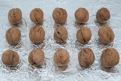 Some walnuts Stock Photos