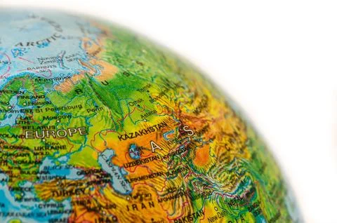 Some ware on world map Stock Photos