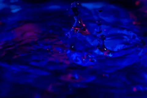 Some water's drops falling Foto stock