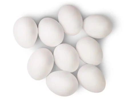 Some white eggs 스톡 사진