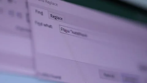 Some writing on the computer screen 12 Video stock 314965887