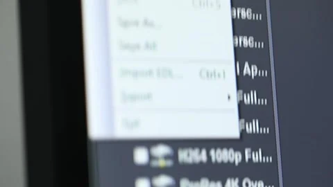 Some writing on the computer screen 5 Stock Footage 314965803