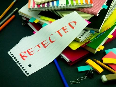 Somebody Left the Message on Your Working Desk; Rejected Stock Photos