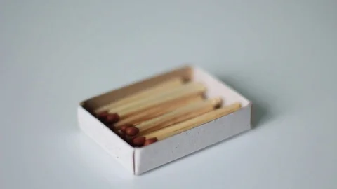 Somebody taking a match from a box 스톡 동영상 71951514