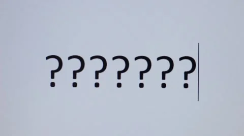 Somebody writes question mark on a computer 動画素材 66756231