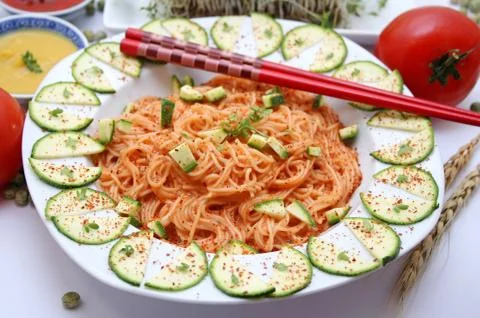 Somen noodles Stock Photos