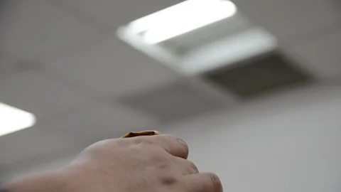 Someone inflating the ballon with helium Stock Footage 128603705