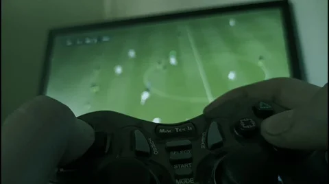 Someone playing Stock Footage 129680589