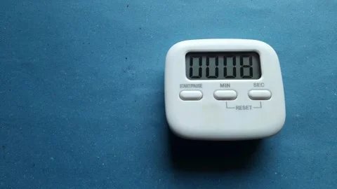 Someone starts the timer in a 12 second countdown	 Stock Footage 285910889