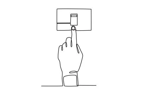 Someone turned off the lights Illustrazione stock