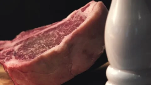 Someone's making steaks Stock Footage 130988598