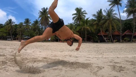 Somersault Stock Footage 107759553