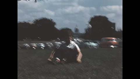 Somersaults on the Mall 1962 Stock Footage 221000843