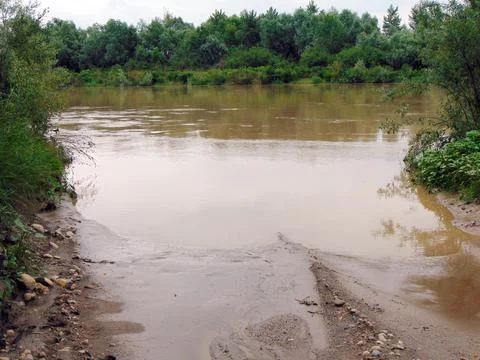 Somes river in Maramures county 写真素材