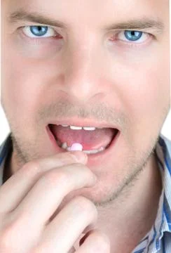 Something to ease the pain Stock Photos