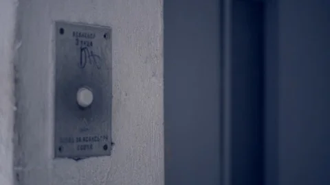 Something incomprehensible happens in the elevator. Stock Footage 118432582