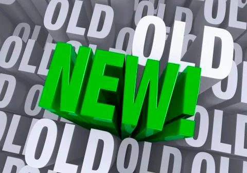 Something new emerges from the old Stock Illustration