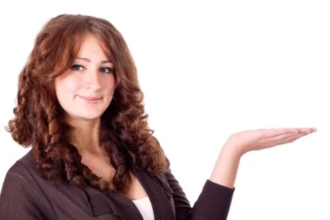 Something on the palm Stock Photos