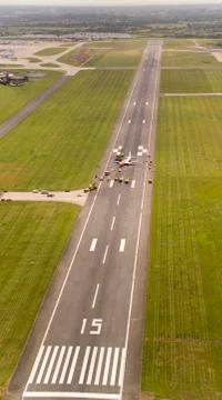 Something on the runway Stock Photos