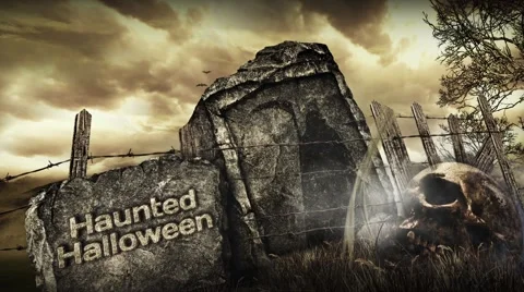 Something Wicked Haunted Halloween Stock Footage 54224868