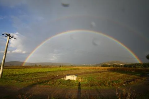 Somewhere over the rainbow Stock Photos