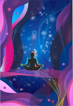 Somewhere in space, Stock Illustration