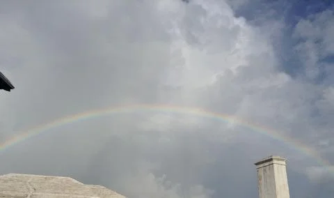 Somewhere There Is A Rainbow. Stock Photos