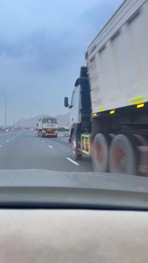 SOMEWHERE TOWARD RAS ALKHAIMA Video stock 327835679