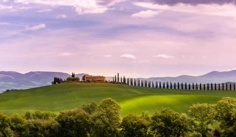 Somewhere in Tuscany Stock Photos