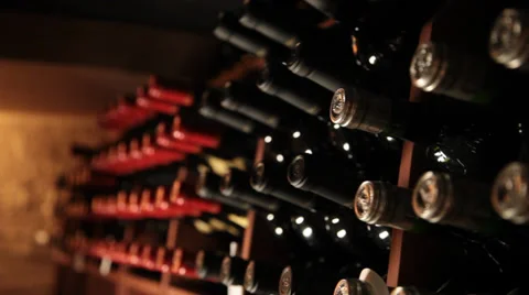 Sommelier choosing wine 2 Stock Footage 35172600