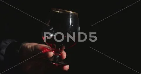 Sommelier tasting red wine 3 Stock Photos