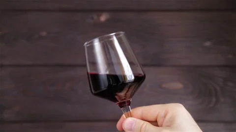 Sommelier is tasting red wine Stock Footage 98121764