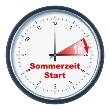 Sommerzeit Start An image of a nice clock Sommerzeit Start Copyright: xZoo... Stock Photos
