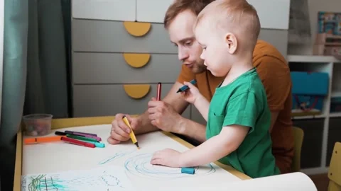 Son and dad Stock Footage 188551660